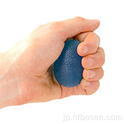 TPR材料卵形の透明なストレスグリップボールタイプスクイーズストレス緩和ボール